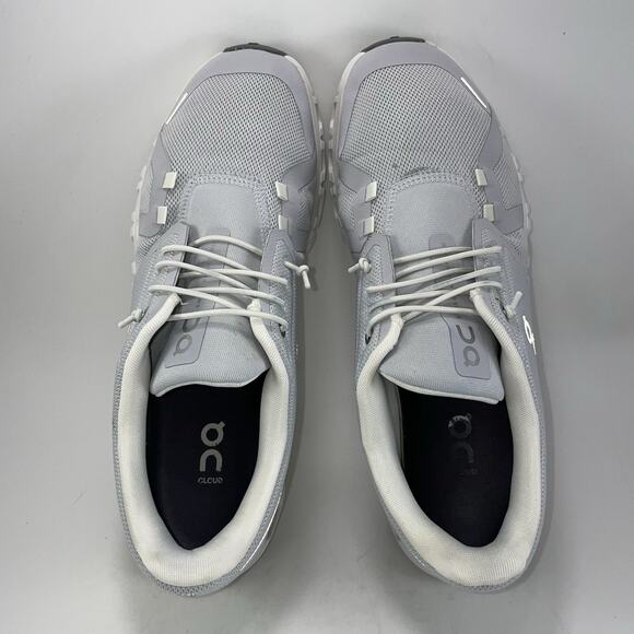 On Cloud 6 Running Shoes Mens Size 9.5 Glacier/White Athletic Sneakers Slip On - Picture 5 of 9